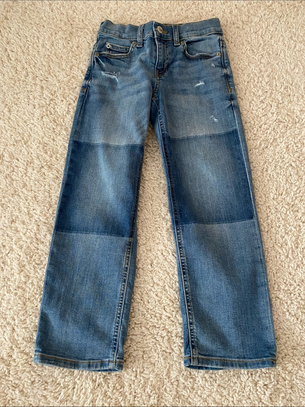 Boys Straight-Leg Washed Denim Jeans - Blue By Thereabouts Size 7 NWOT